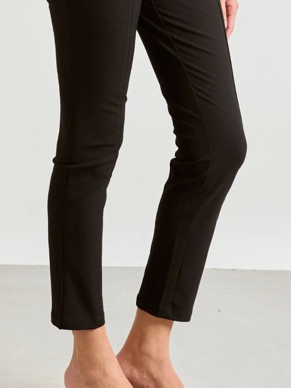 Hatch Black Ankle Crop Pants